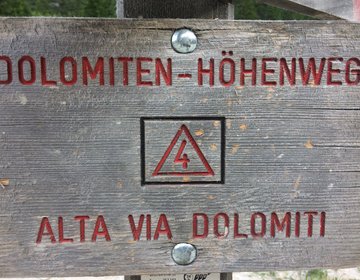 Alta Via (Höhenweg) 4 - Dolomitas