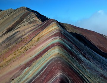 Vinicunca, a montanha colorida. Peru.