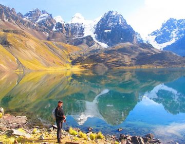 Travessia Kotia - Huayna Potosi, na Cordilheira dos Andes